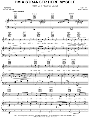 I'm a Stranger Here Myself