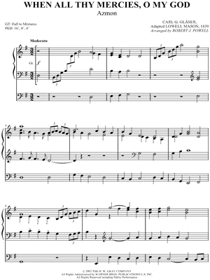 When All Thy Mercies, O My God