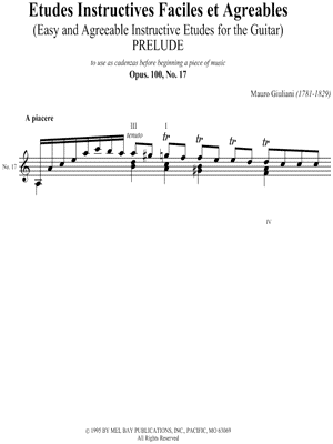 Cadenza/Prelude No. 17