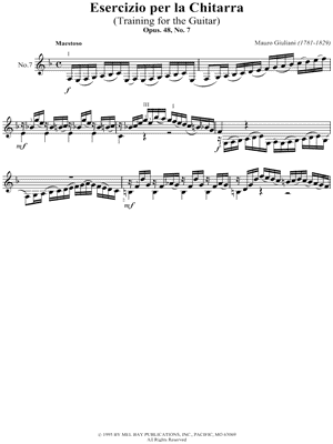 Esercizio Per La Chitarra No. 7
