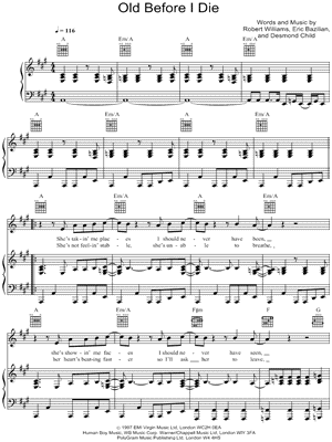 Old Before I Die