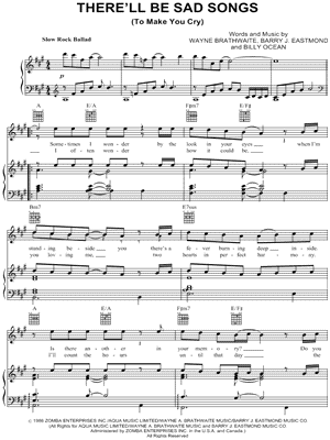 There'll Be Sad Songs