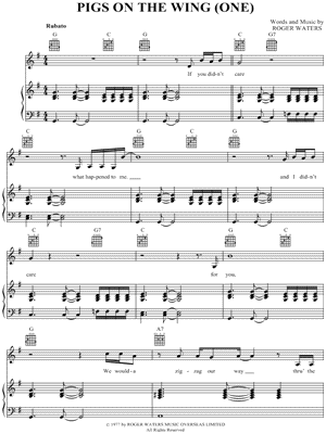 Pigs on the Wing (One)