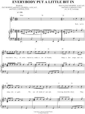 Everybody Put A Little Bit In