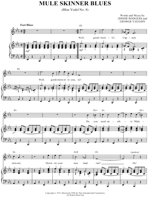 Mule Skinner Blues