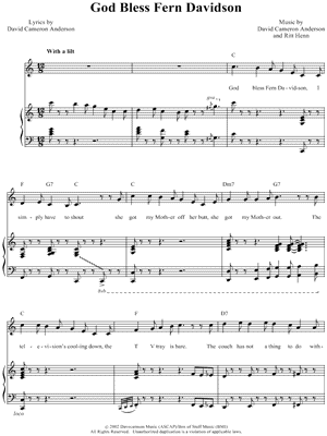 God Bless Fern Davidson