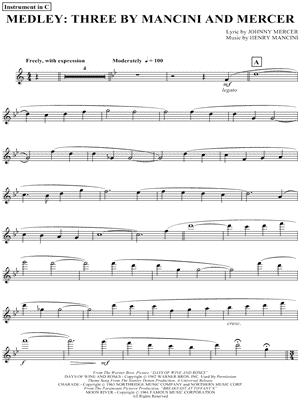 Medley: Three By Mancini and Mercer