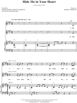 Hide Me In Your Heart