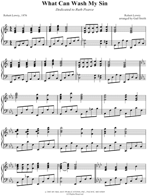 What Can Wash My Sin