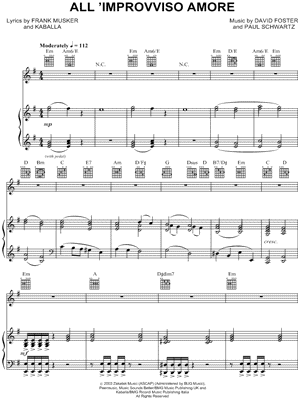 All 'Improvviso Amore