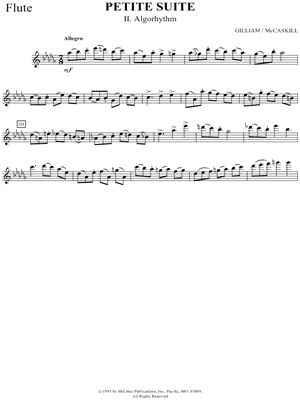 Petite Suite - Flute part