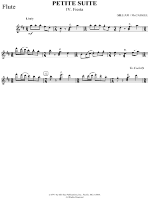 Petite Suite - Flute Part