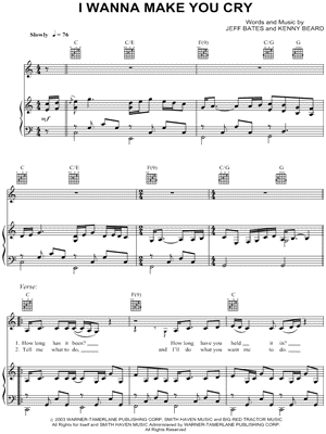 I Wanna Make You Cry
