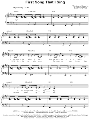 First Song That I Sing