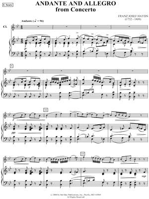 Andante and Allegro - Piano Accompaniment