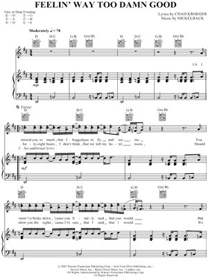 Feelin' Way Too Damn Good