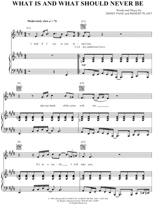 What Is and What Should Never Be