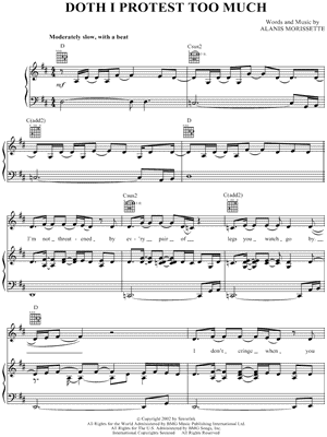 Doth I Protest Too Much