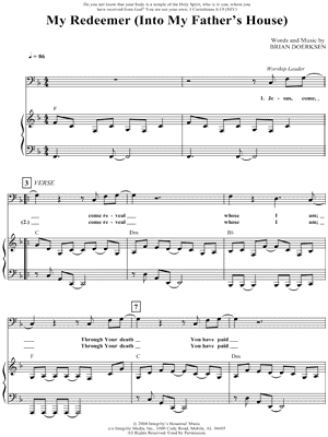 My Redeemer (Into My Father's House)