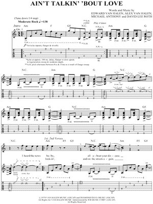Ain't Talkin' 'Bout Love
