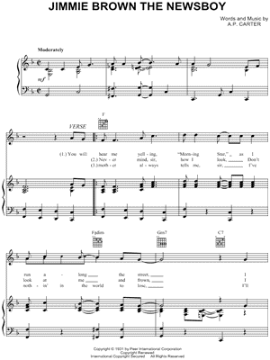 Jimmie Brown the Newsboy