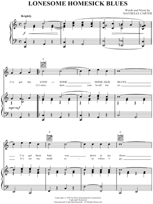 Lonesome Homesick Blues