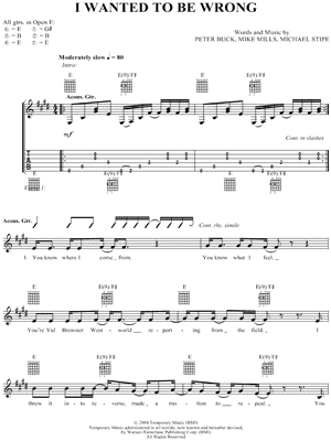 I Wanted To Be Wrong