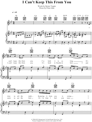 I Can't Keep This From You