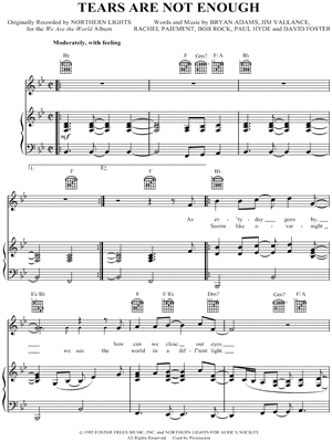 Tears Are Not Enough