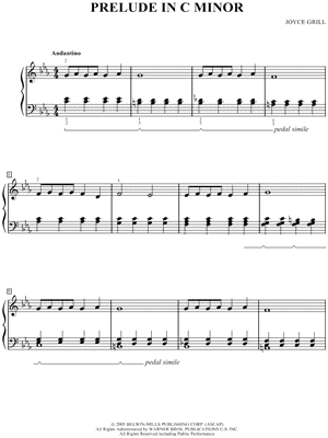 Prelude In C Minor
