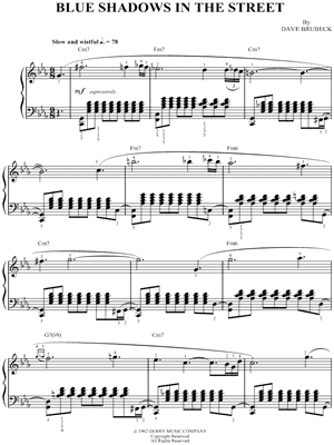 Blue Shadows In the Street