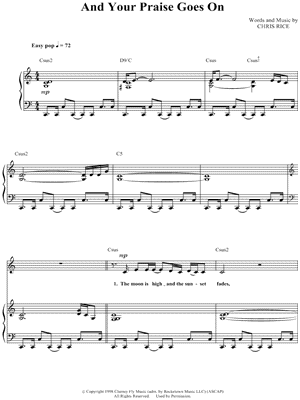 And Your Praise Goes on