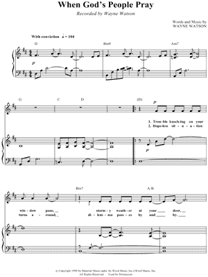 When God's People Pray