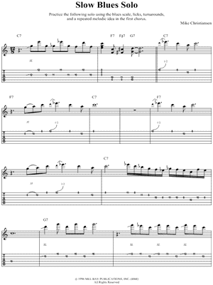 Slow Blues Solo