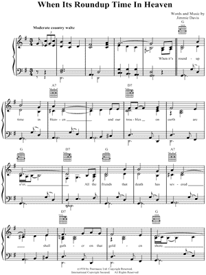 When It's Roundup Time In Heaven