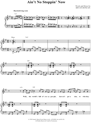 Ain't No Stoppin' Now