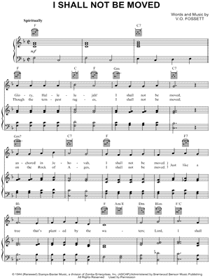 I Shall Not Be Moved