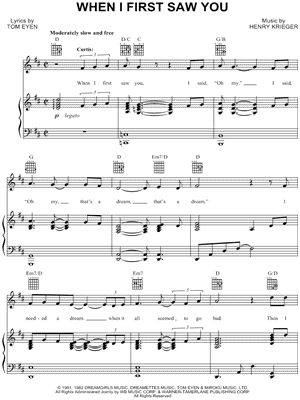 When I First Saw You