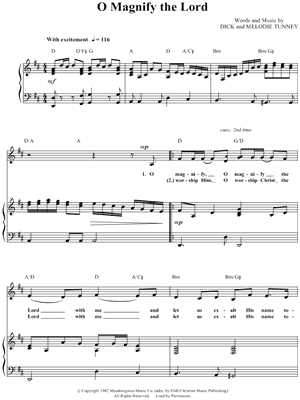 O Magnify the Lord