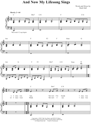 And Now My Lifesong Sings