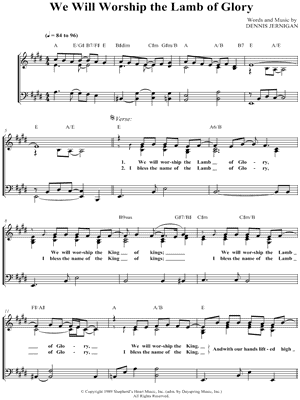 We Will Worship the Lamb of Glory