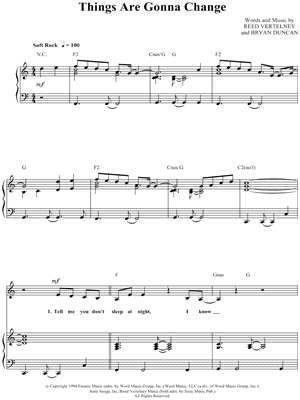 Things Are Gonna Change