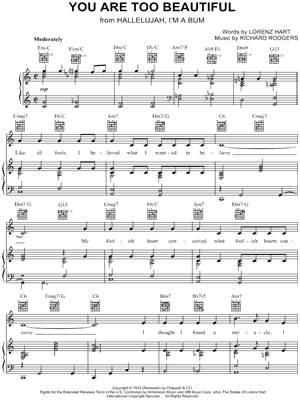 You Are Too Beautiful