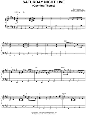 Saturday Night Live (Opening Theme)