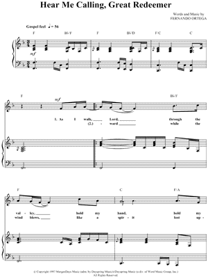 Hear Me Calling, Great Redeemer