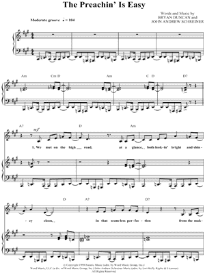 The Preachin' Is Easy