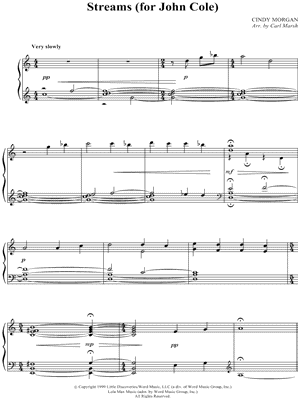 Streams (for John Cole)