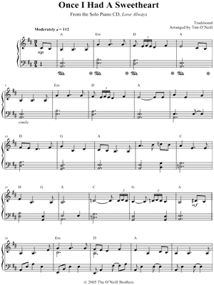 Once I Had a Sweetheart