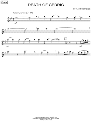 Death of Cedric - Flute