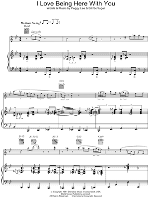 I Love Being Here With You